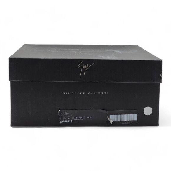 Giuseppe Zanotti Logo Backpack - Nylon, Leather, Suede - Blue Black Gray - $950 - Picture 8 of 8